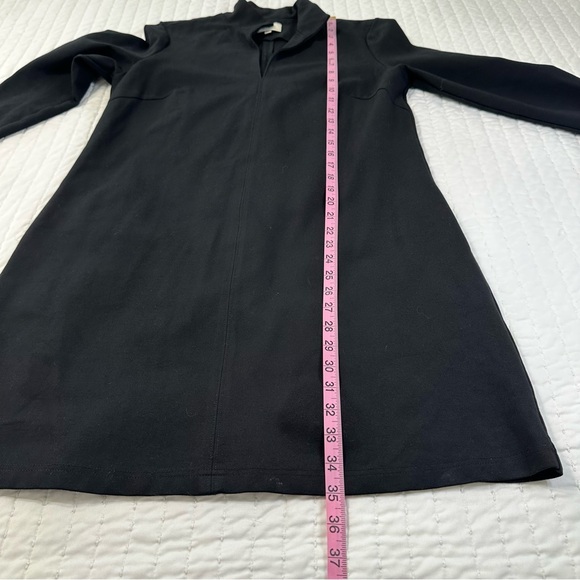 Tuckernuck Elegant Black Ponte Clifton Long Sleeve Dress - Picture 5 of 16